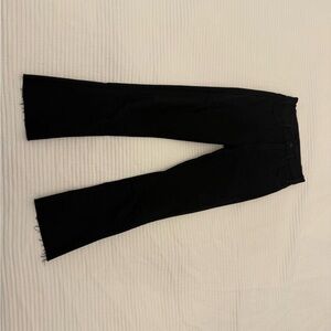 MOTHER Women's Classic Black Straight Leg Jeans